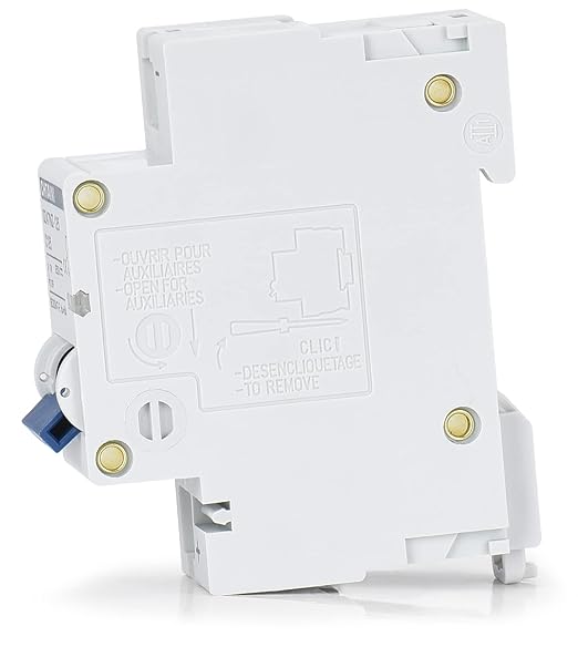 DC Miniature Circuit Breaker, 1 Pole 250V 100 Amp Isolator for Solar PV System, Thermal Magnetic Trip, DIN Rail Mount, High Current DC Disconnect Switch MCB 1P C100