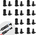 Solar Panel Connector Caps 10 Pairs, IP67 Waterproof Male and Female Cap Dust Plugs for Solar PV Connectors