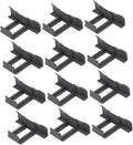12pcs Solar Panel Water Drainage Buckle Conduction and Sludge Discharge Clamp Clamp for Panel Cleaning
