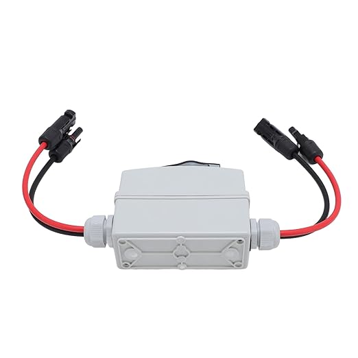 Solar Panel Disconnect Switch 30A DC AC Shut Off 2 Poles Outdoor Home Miniature PV Circuit Breaker Box IP65 Water Proof