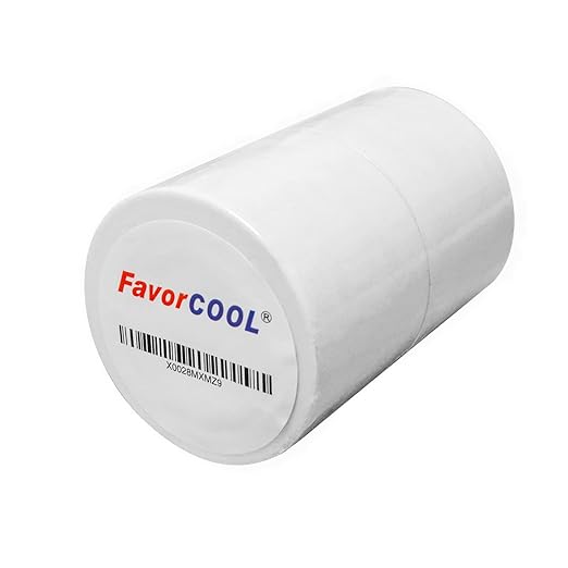 2 Pack Pipe Wrap Tape with PVC Backing, 50' Length X 2" Width White Insulation Tape, Chemical Resistant for Insulation and Protection of Electrical Wires, Water Pipes and Underground Pipes
