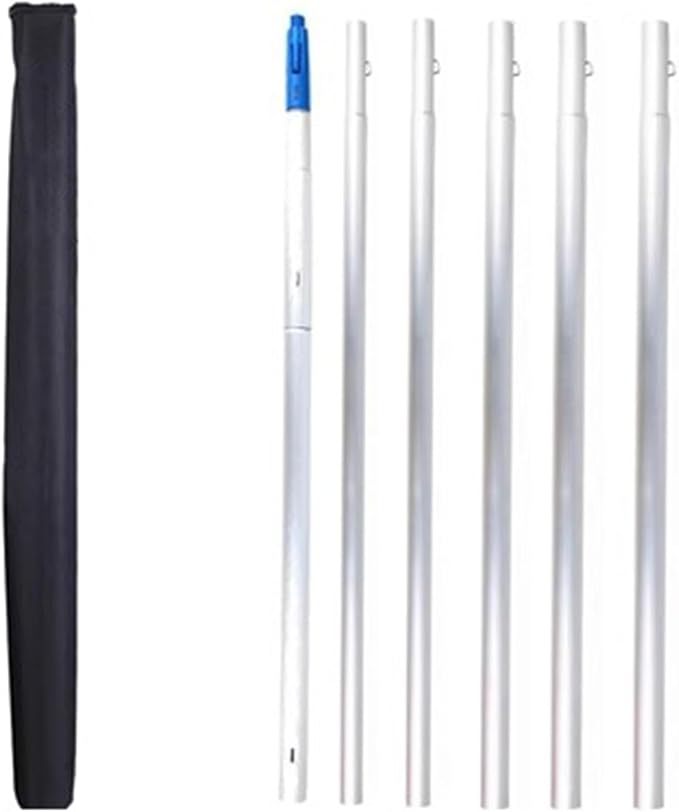 Telescopic Solar Panel Cleaning Brush - Extendable High Reach Window Cleaning Pole for Roofs Glass House Siding & Conservatories - Effortless Cleaning Solutions