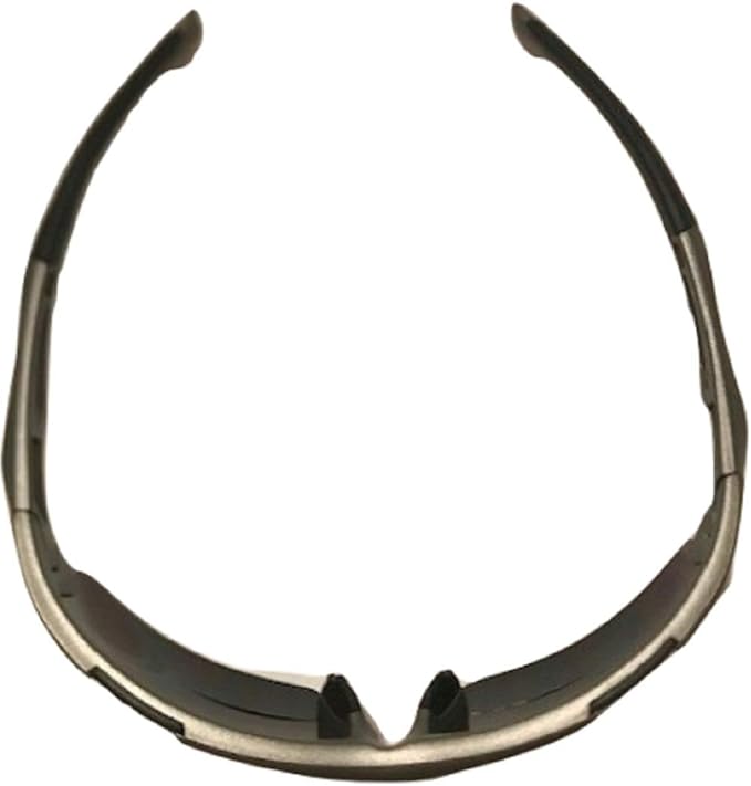 The Jackson Bifocal Safety Reading Sunglasses, Silver/Smoke Lens + 3.00