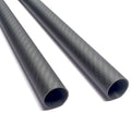 2pcs Carbon Fiber Tube 22x20x500MM 3K Roll Wrapped Twill Matte Finish