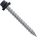 Metal ROOFING SCREWS: (250)10 x 2" Fab. Charcoal Hex Head Sheet Metal Roof Screw. Self starting metal to wood siding screws. EPDM washer. Colored head