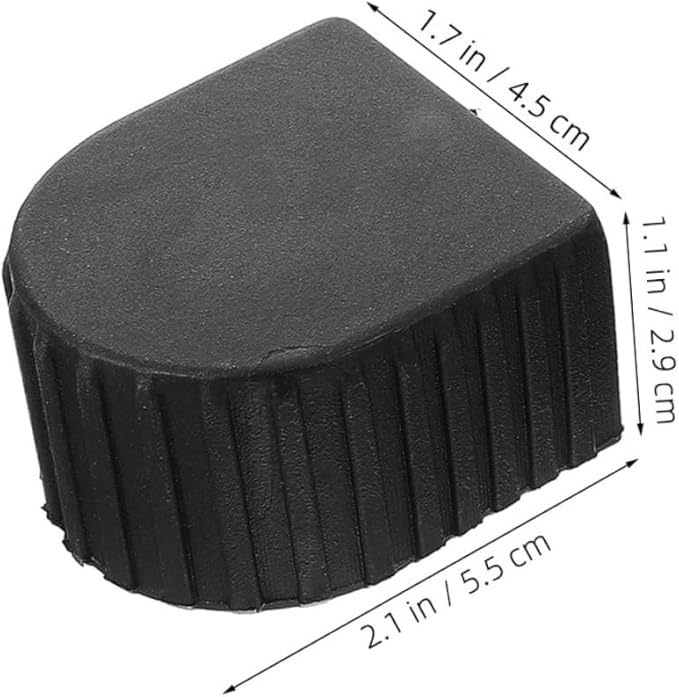 Cabilock 4pcs Ladder Foot Caps Non-Slip Cushion Pads for Telescopic Ladders Accessories for Enhanced Grip and Protection Compatible with Various Models