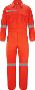 Mens Workwear Coveralls Work Mechanic Jumpsuits Long Sleeve Coverall Work Wear Multi Pockets