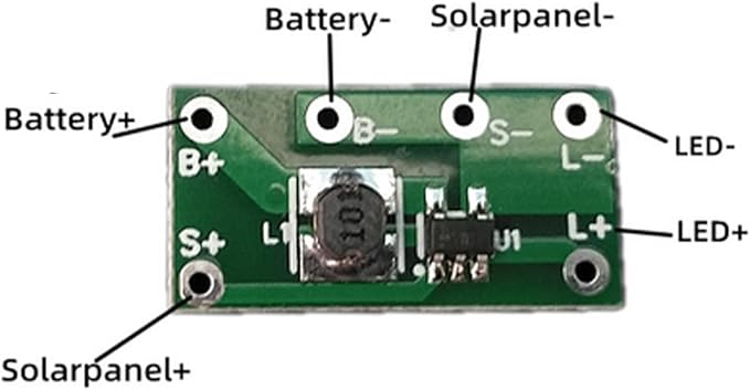 10pcs Solar Charge Control Board, 30mA Solar Controller Board Module for Home Solar Landscape Lights