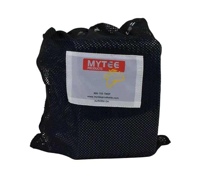 Mytee Products (120 Pack) 4" x 4" x 10" Blue Corner Protector V Shaped Flatbed Edge Guards with Carrying Case - Cargo Load Corner Edge Protector and Tie-Down Strap Guard for Flatbed