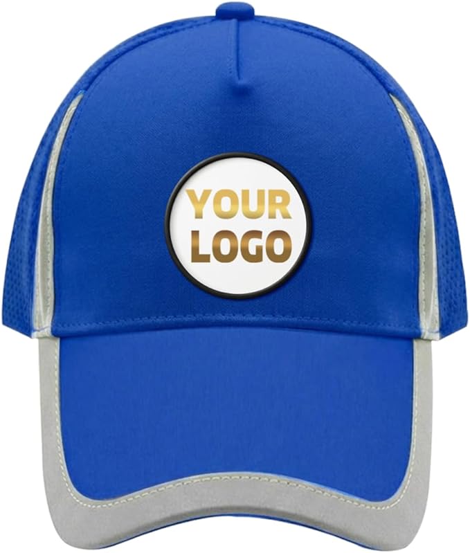 YOWESHOP Reflective Safety Baseball Cap Customize Logo with Removable PE Shell Hi-Vis Safety Work Hat