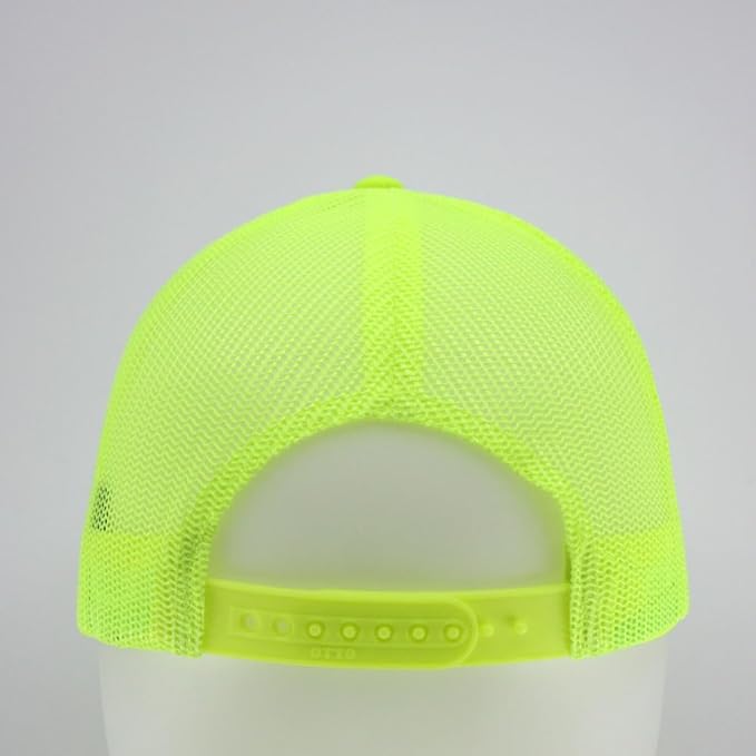 The Vintage Year Reflective High Visibility Piping Neon Polyester Twill Low Profile Structured Baseball Cap