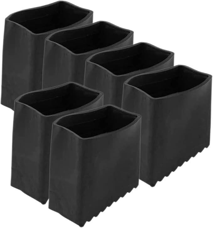 6Pcs Non-Slip Ladder Feet Covers EPDM Rubber Ladder Pads for Enhanced Stability Folding Accessories for Home Use
