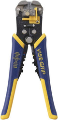 IRWIN VISE-GRIP Wire Stripper, 2 inch Jaw, Cuts 10-24 AWG, ProTouch Grip for Maximum Comfort (2078300)