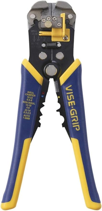 IRWIN VISE-GRIP Wire Stripper, 2 inch Jaw, Cuts 10-24 AWG, ProTouch Grip for Maximum Comfort (2078300)