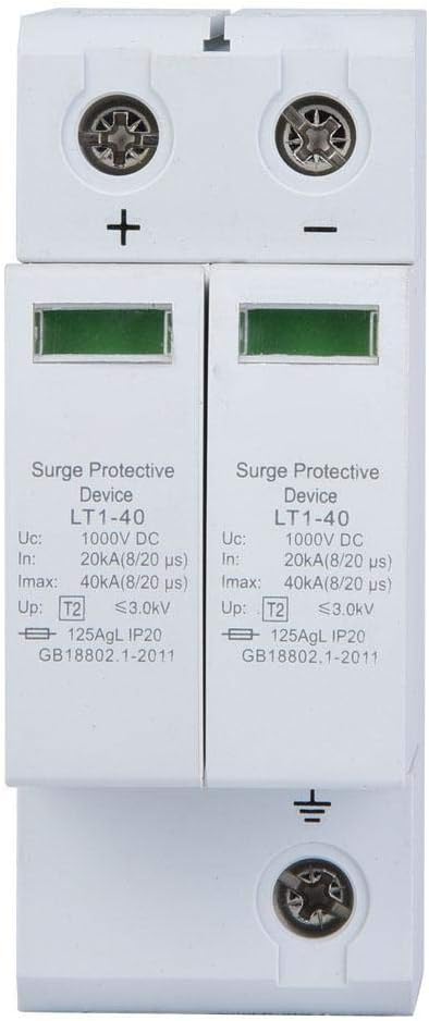 2P Protective Device DC Photovoltaic Protector Low Voltage Arrester (20KA)