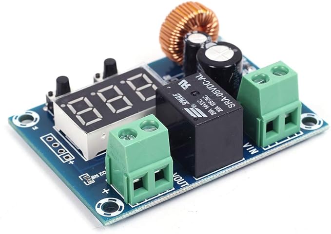 2pcs 12V-36V DC Voltage Protection Module Digital Low Voltage Protector Disconnect Switch Over Discharge Protection Module