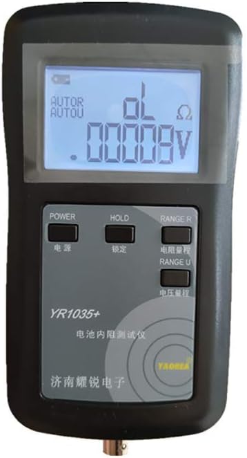 T-king LeTkingok 4 Line YR1035 Battery Internal Resistance Test Meter-- High Precision /Battery Voltage Tester/Digital Battery Analyzer (Set F), Grey