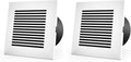 AC Infinity Wall-Mount Duct Grille Vent for 4-Inch Ducting, for Heating Cooling Ventilation and Exhaust (Pack of 2)