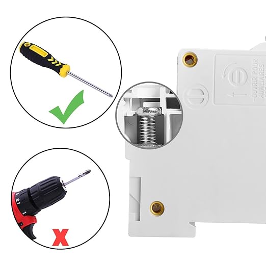 Heschen DC Miniature Circuit Breaker, HSB6C-DC, 4 Poles, DC1000V 100A, Photovoltaic Circuit Breaker, for Solar PV System Solar Panels Grid System, 35mm DIN Rail Mounting