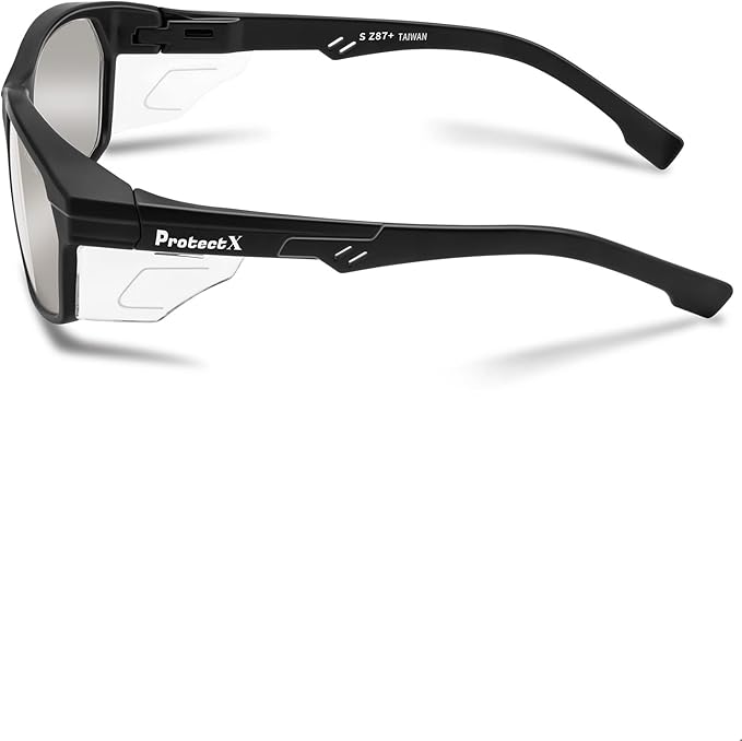 ProtectX Classic Safety Glasses, Anti-Fog Scratch Resistant Lenses, Protective Eyewear for Work, Indoor/Outdoor, ANSI Z87.1