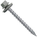 Metal ROOFING SCREWS: (250) 10 x 2" ABC Gray Hex Head Sheet Metal Roof Screw. Self starting metal to wood siding screws. EPDM washer. Colored head