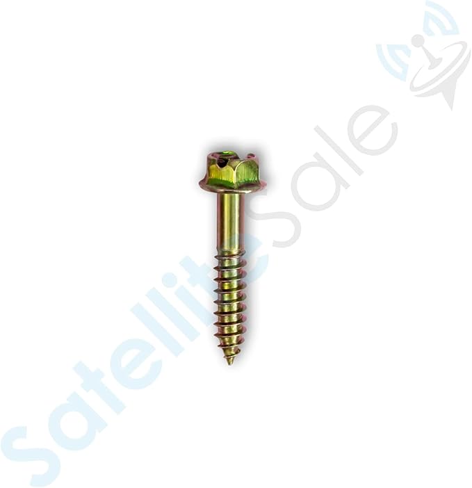 SatelliteSale Single Ground Screw Black Clips for Single Antenna Ground Wire Cable Management 100 Pcs