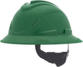 MSA V-Gard C1 Full Brim Hard Hat with ReflectIR Cooling Thermal Barrier and Fas-Trac III Suspension - Uses Highly Innovative Cooling Features to Help Alleviate Heat Stress