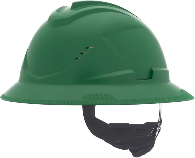 MSA V-Gard C1 Full Brim Hard Hat with ReflectIR Cooling Thermal Barrier and Fas-Trac III Suspension - Uses Highly Innovative Cooling Features to Help Alleviate Heat Stress