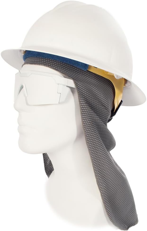 Flame Resistant FR Hard Hat Liner Sun Shade - Made in The USA