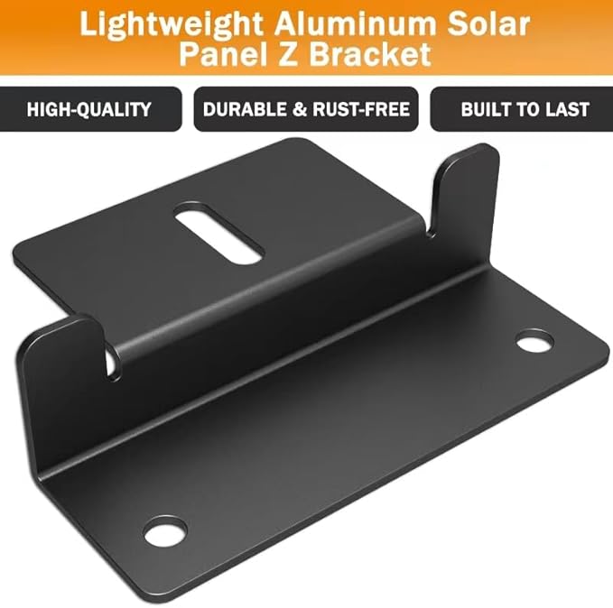 32 PCS Solar Panel Mounting Z Brackets,Lightweight Aluminum Solar Panel Mounting Brackets for RVs, Trailers, Boats, Vans, Campers