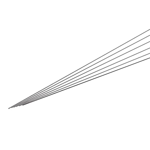 MECCANIXITY Carbon Fiber Rod Pole, 0.5mm x 100mm for RC Car Plane DIY Tool Wing Tube Quadcopter Arm, Pack of 13