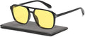 Large Night Vision Glasses for Driving Women Men - Anti Glare Night Driving Glasses