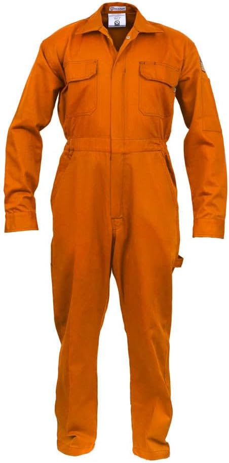 Just In Trend Classic Safety Work Coverall - Long Sleeve - 100% Cotton - 7 oz