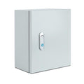 Steel Electrical Junction Box, Indoor&Outdoor Electrical Enclosure Box, Wall Mounted Waterproof&Dustproof Metal Box, Universal Electric Equipment Enclosure Box with Safety Locks and Mounting Plates