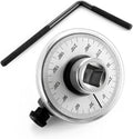 1/2 Inch Torque Wrench Angle Gauge Tool, 360° Adjustable 1/2" Drive Torque meter Wrench Set, Professional Measure Tool