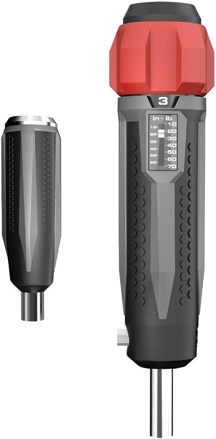 Real Avid Gunsmithing Torque Wrench Kit | All in One Torq Driver Tool with Screwdriver Bit Set & Accurate 1 Inch/Pound Setting for Precision Scope Mounting. Premium KIT.