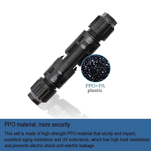 5 Pairs Solar Connectors M-C-4 Male/Female IP67 Waterproof Solar Panel Cable Connectors with Spanners