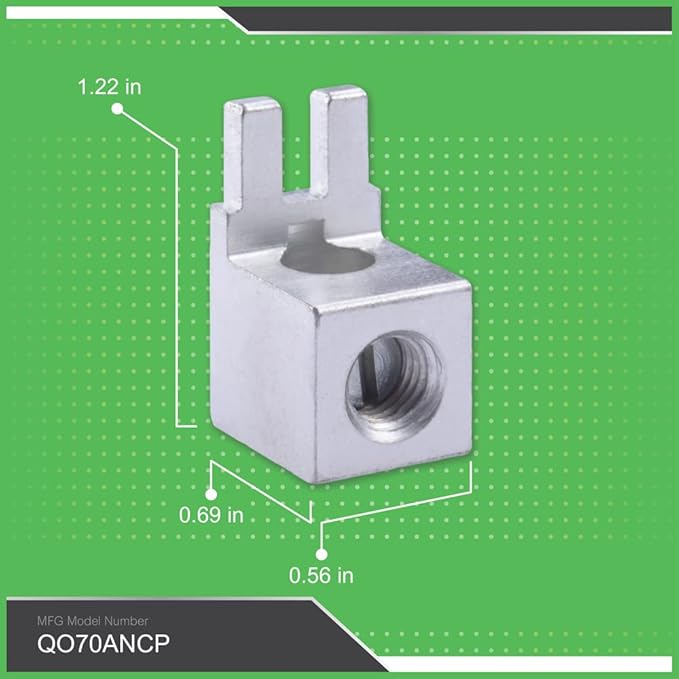 Square D - QO70ANCP Square D Qo70An Auxiliary Neutral Lug Kit, for Use with Load Centers, 100 A