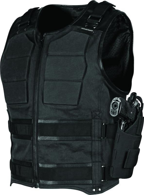 Speed and Strength Men's True Grit Armored Vest, Black, Small
