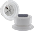 RecPro RV Solar Ventilation Fan | Solar Powered Ceiling Vent with Fan | For RV, Marine, Camper, Shed, Trailer (White)
