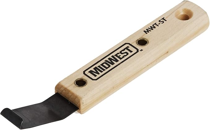 MIDWEST Siding Removal Tool - Offset Hardened Steel Blade, Made in the USA - MWT-ST