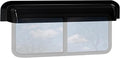 RV Window Rain Deflector Guard&Sun Visor Deflector,RV Window Visor Rain Guard,RV Window Blade Rain Sunroof Deflector Fit 60 inch Wide RV Sliding Window,Deflects Rain&Sun Protection for RV Window