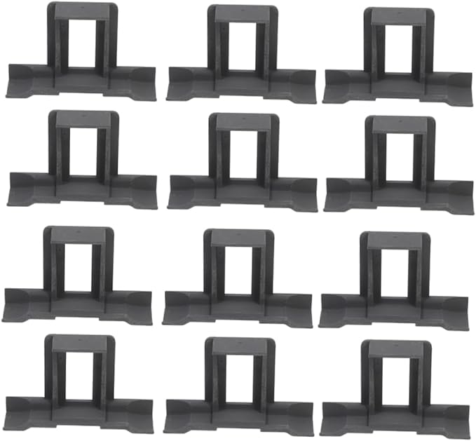 TOYANDONA 12pcs Solar Panel Water Drainage Buckle Conduction and Sludge Discharge Clamp Outdoor Use Quick Stain Removal Easy Installation