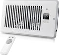 Window Register Booster Vent Fan For 4" x 10" Register Hole, Vent Booster Fan with LCD display & Thermostat,11-Speeds Household Ventilation Fans with Remote,Air Vents Fans Booster for Room, Home