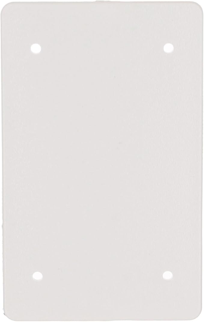 BELL PBC100WH Weatherproof Device Receptacle Blank Cover, Polycarbonate (PC), 1-Gang, White
