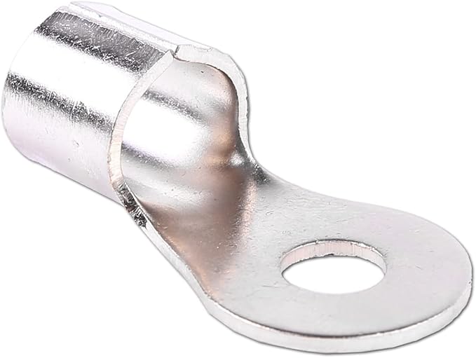 Skar Audio 1/0 Gauge (5/16") Nickel Plated Premium Ring Terminals (5 Pack)