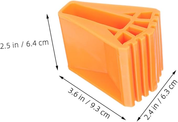Angoily 8Pcs Non Slip Rubber Ladder Feet Covers Durable Slip Pads for Ladder Legs Easy Tool Installation Enhanced Stability Smooth Surfaces for Safety Protection