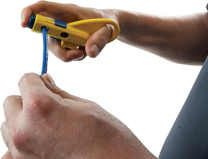 Klein Tools VDV110-295 Data and Coaxial Cable Combination Radial Stripper