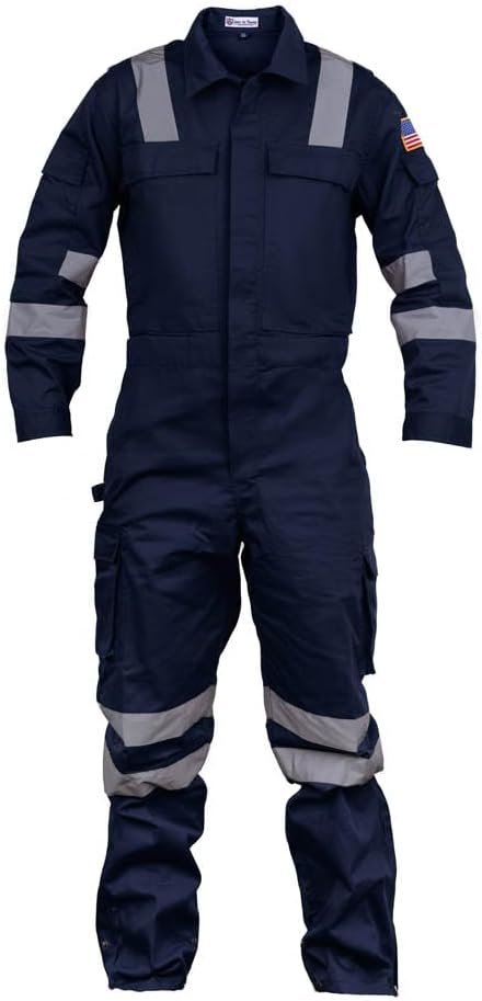 Premium High Visibility Hi Vis Coveralls with Leg Zipper