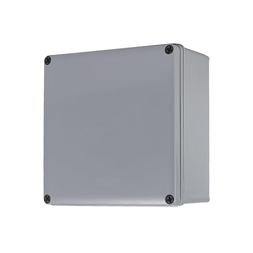 Junction Boxes-8" x 8" x 4" IP65 ABS Plastic Dustproof Waterproof Electrical Box Project Junction Conduit Box for Electrical Outdoor Enclosure